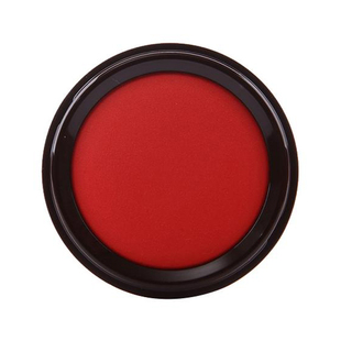 日本旗牌Shachihata圆形朱肉印台大号油性颜料系朱色快干红色印油印尼财务办公盖章小号便携速干印泥盒MQN-30