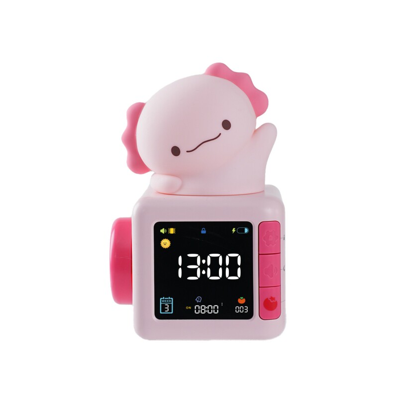 创意儿童闹钟夜灯多功能伴睡