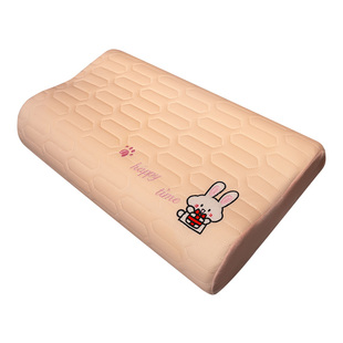 华夫格冰丝凉感单人慢回弹波浪记忆枕深睡宿舍家用成人学生零压感