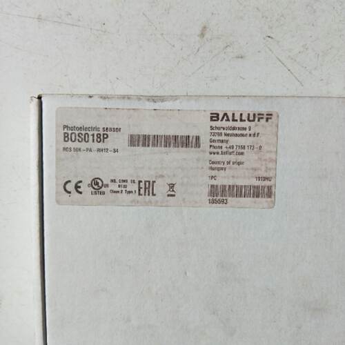 议价全新原装正品巴鲁夫 BOS018P BOS 50K-PA-RH12-S4  实物拍摄