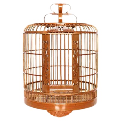 鹦鹉新型笼子画眉八哥大号竹制笼