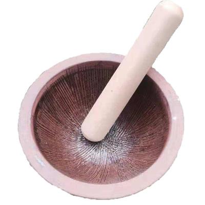 神器咖啡色粗陶土新品推荐捣辣椒