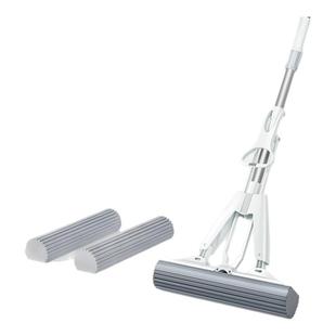 瑞丽达拖把27/33/38对折棉头配备件吸水对折海绵胶棉头拖布替换头