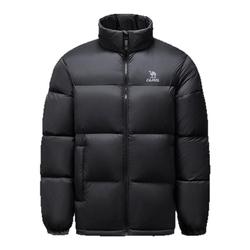 火炉骆驼羽绒服男冬季鸭绒加厚防风立领保暖防泼水面包服运动外套