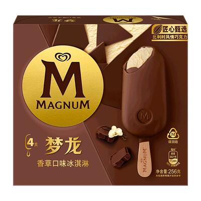 梦龙香草口味冰淇淋64g*4支梦龙