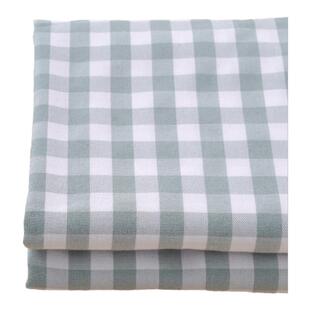 格子布料 幼儿园环创桌布沙发面料黑白格子蓝色绿色大小格子布料