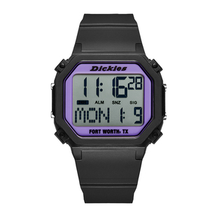 Dickies手表女库洛米学生撞色新款方形防水电子表正品高中生482