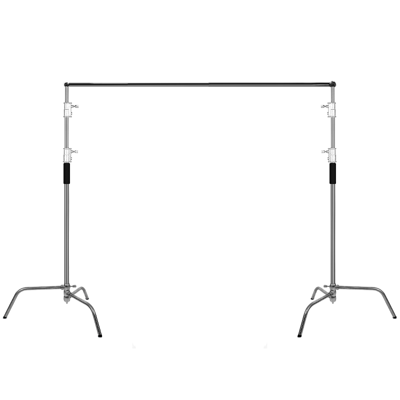 3.3*3米魔术腿摄影背景架不锈钢拍照背景布支架伸缩杆式摄影棚背景架子移动横杆拍摄道具人像直播影楼器材