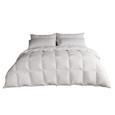 霞珍95白鹅绒子母被拉链款