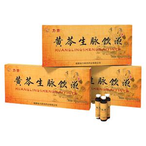 力菲牌黄苓参脉饮液10ml*10*瓶盒装不含蔗糖中老年送礼30年老品牌