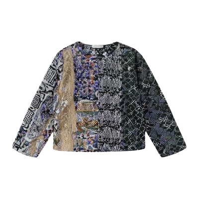 棉质刺绣古着vintage宽松