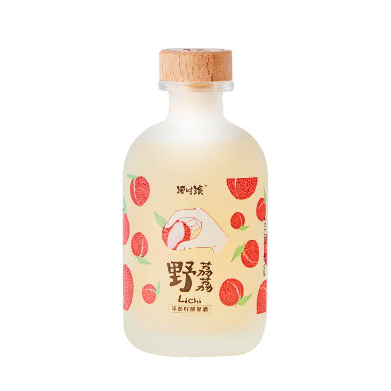 果酒野荔荔女士低度甜酒日式瓶装少女酒送人礼品礼盒