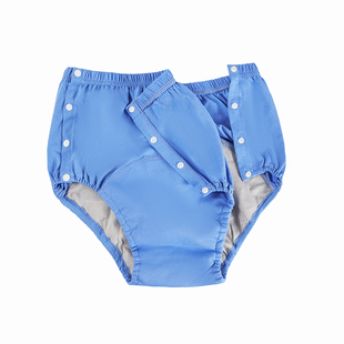 易穿脱内裤男女纯棉可侧开魔术贴短裤术后卧床病人失禁护理裤按扣