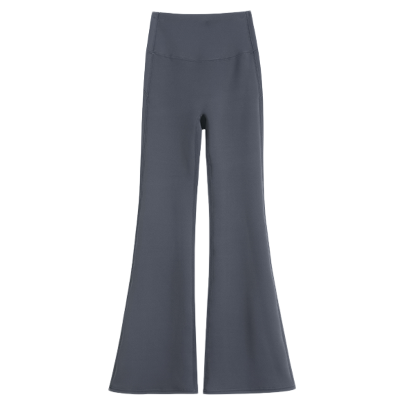 羊绒蚕丝微喇瑜伽裤女外穿2025新款秋冬加绒喇叭鲨鱼裤高腰显瘦