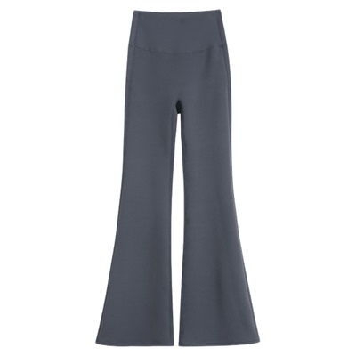 羊绒蚕丝微喇瑜伽裤女外穿