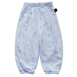 宝宝夏季防蚊裤薄款一岁婴儿夏天裤子男儿童棉麻灯笼裤女童宽松裤