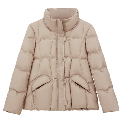 妈妈秋冬装洋气短款羽绒服宽松