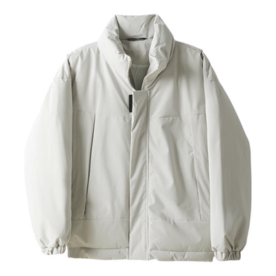 LUUD 冬季男士内里夹棉保暖防风立领面包服外套时尚休闲棉衣外套