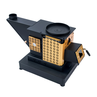 特厚碳钢取暖炉烤火炉家用圆形无烟气化炉新款冬季贵州取暖神器