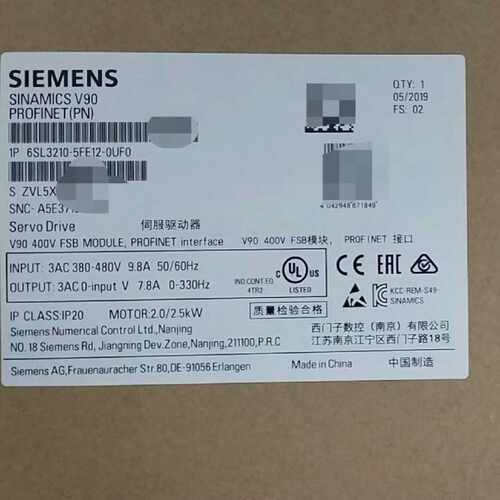 溢价-6SL3210-5FE12-0UF0 变频器