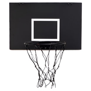 黑白多色基本款纯色挂门免打孔壁挂室内篮筐篮球架家用装饰小篮板