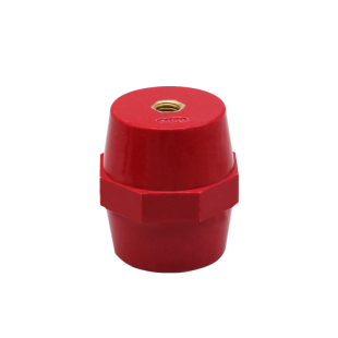 低压高强度红色绝缘子SM 25 30*M8/M10配电箱零排支柱SM40/51/76