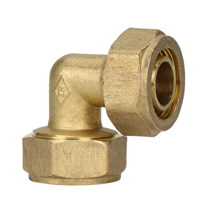 地暖管20铝塑管配件铜接头弯头