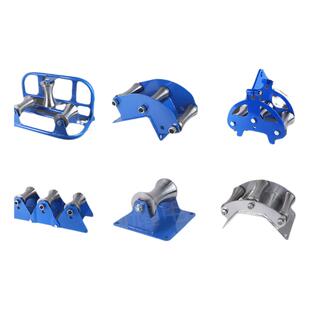 新款重型电缆放线滑轮加厚钢轮井口转角管口桥架滑车电力拉线吊轮