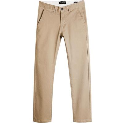 休闲长裤男士直筒裤纯棉裤子男