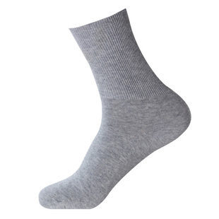 诚工坊中老年糖尿病护理袜不勒脚松口袜棉袜老人孕妇胖脚宽口袜子