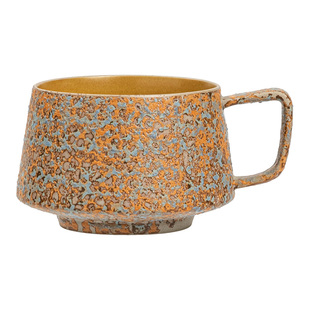 中古风陶瓷马克杯创意窑变杯子下午茶杯咖啡杯有特色大容量喝水杯