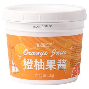 橙柚果酱1kg热水果茶满杯奶茶店