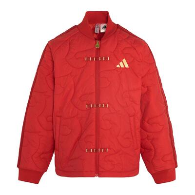 阿迪达斯新中式大童运动棉服