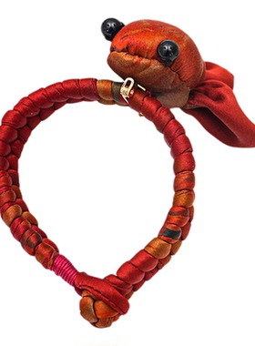 纯手工真丝金鱼手绳多功能可拆卸