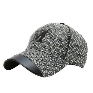 CACUSS帽子男秋冬时尚高级感棒球帽轻奢大头围显脸小鸭舌帽硬顶女