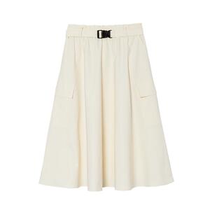 vilan/慧兰半身裙女宽松气质长裙2025春秋新款工装大口袋女装裙子