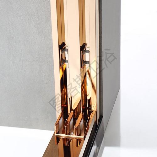 图洛斯卫浴 一字型三联动移门推拉门洗浴室屏风 淋浴房批发