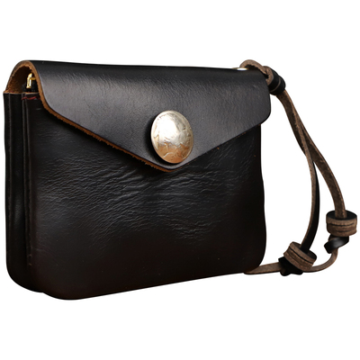 美国手工复古风卡位硬币零钱包