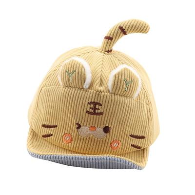 奇偌纯棉鸭舌帽短檐可调节