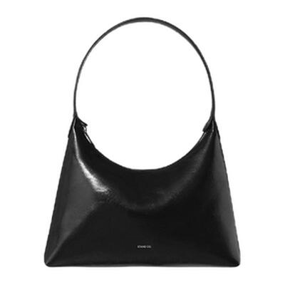 简约弧形哑光质感通勤丰满包