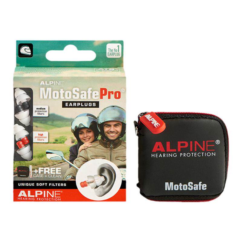 Alpine荷兰进口摩托安全防护耳塞降噪保护听力竞赛驾车马路骑行
