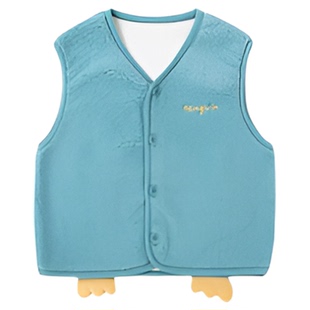 嘟嘟家宝宝马甲加绒冬季男童坎肩保暖秋冬儿童上衣加厚女童冬装小