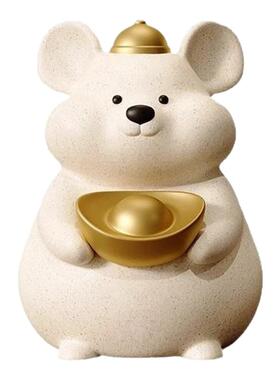 鼠摆件趣味生肖装饰摆件