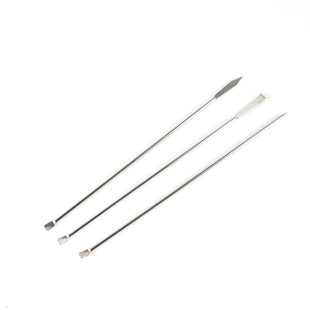 304不锈钢U型微量药刮双头小药勺实验取样勺药匙刮铲刀核磁管药勺