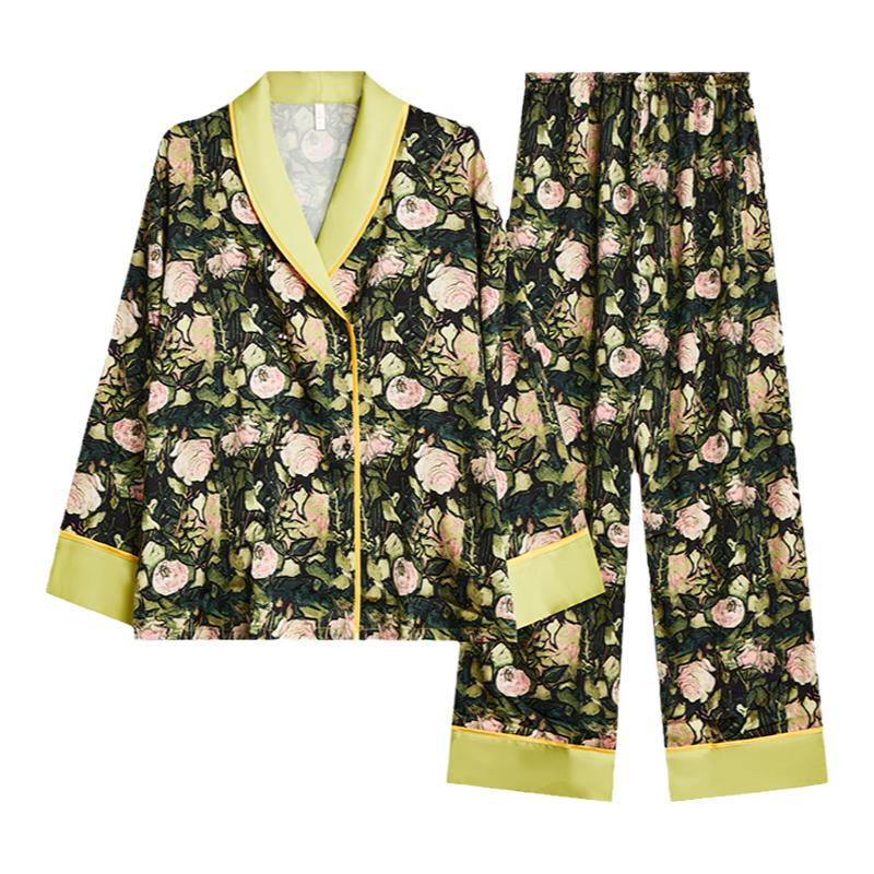 长袖睡衣女家居服套装礼盒装