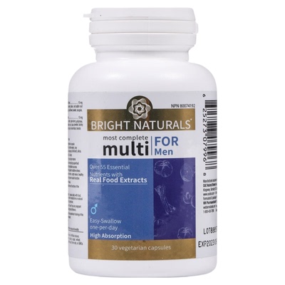 加拿大进口自然之光男性营养素