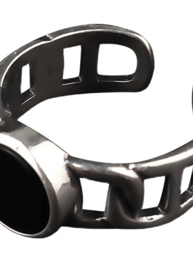 韩国东大门925纯银ins宽戒指戒指