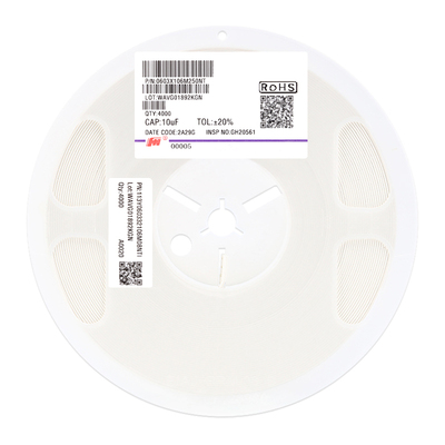 0603贴片电容10uF(106)20%25V