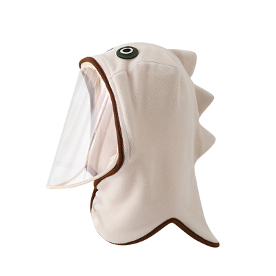 双层毛绒防风防雾面罩宝宝帽