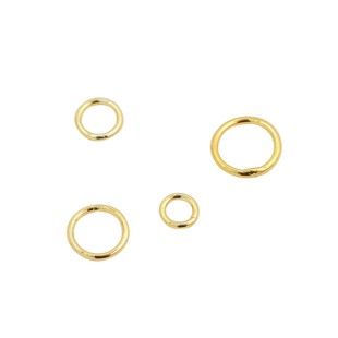 闭口圈死口小银环S925纯银DIY手工百搭链接配件手脚链项链环